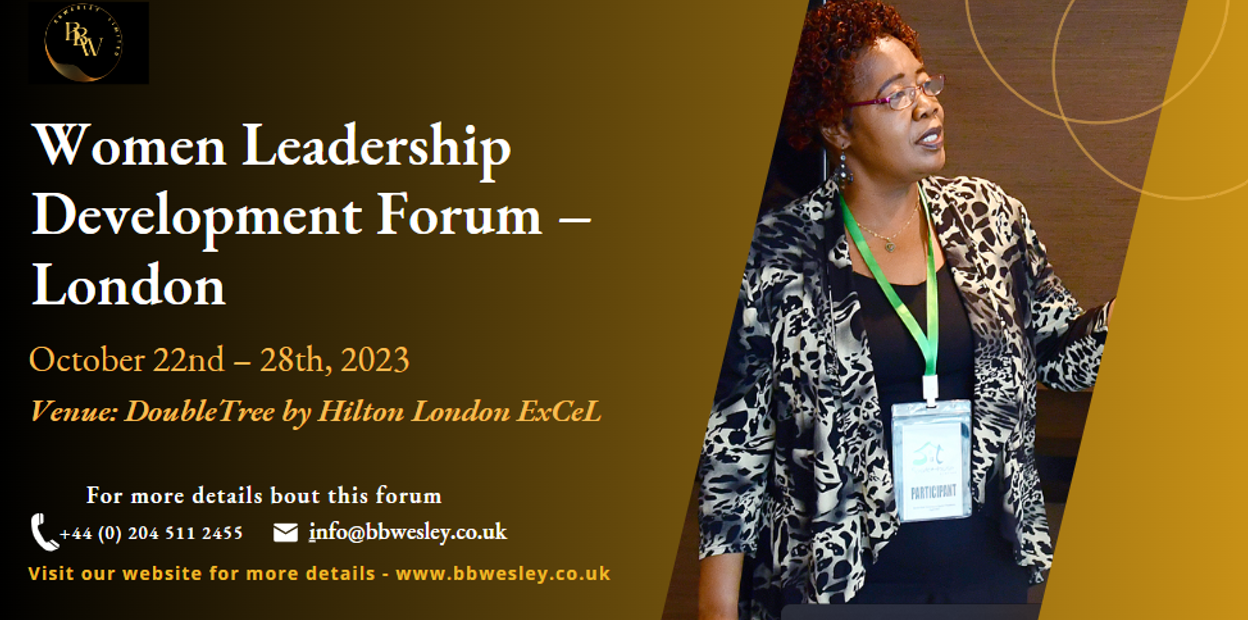 You are currently viewing Women Leadership Development Forum – London, 2023.