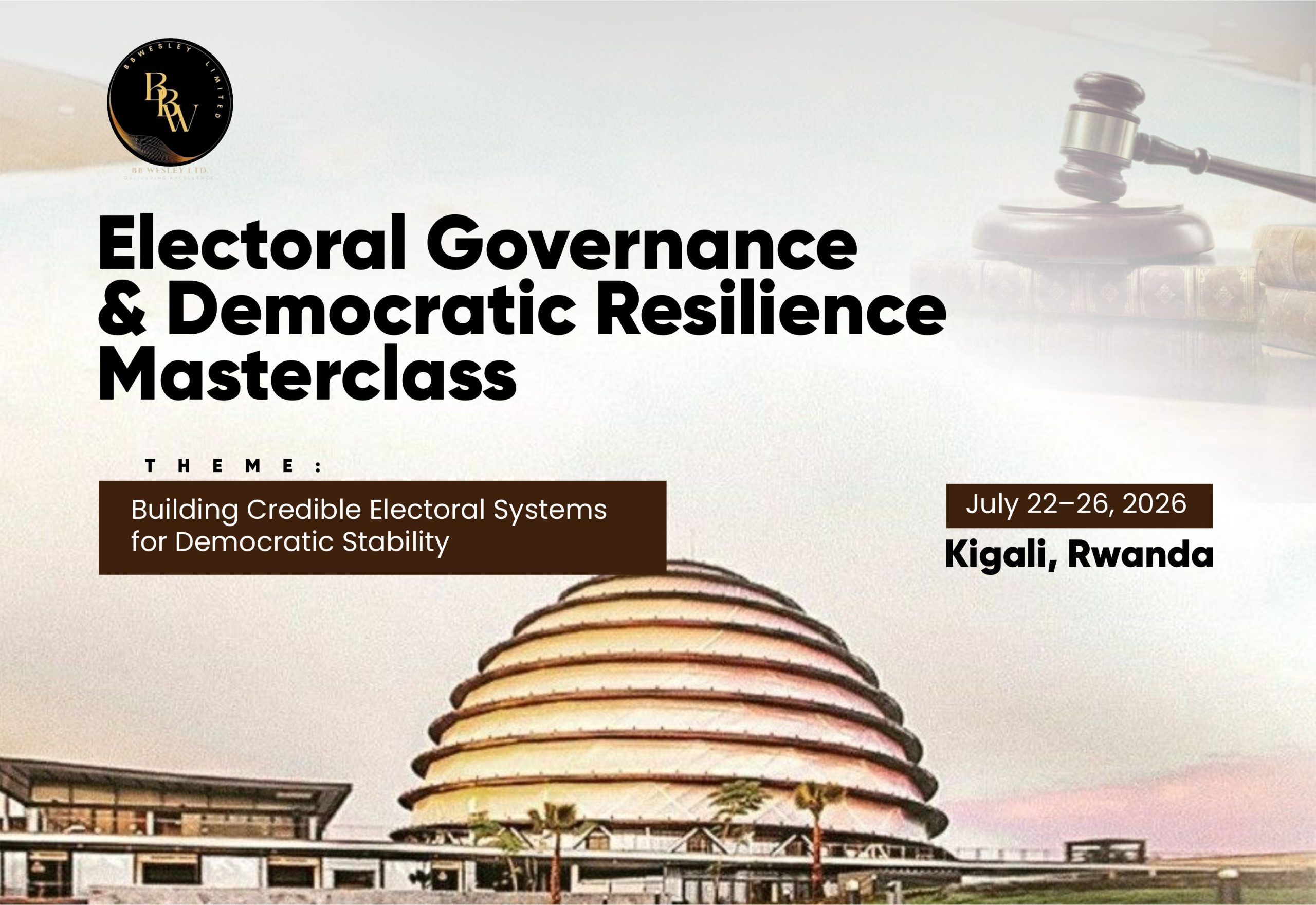 You are currently viewing Electoral Governance & Democratic Resilience Program – Kigali, 2026