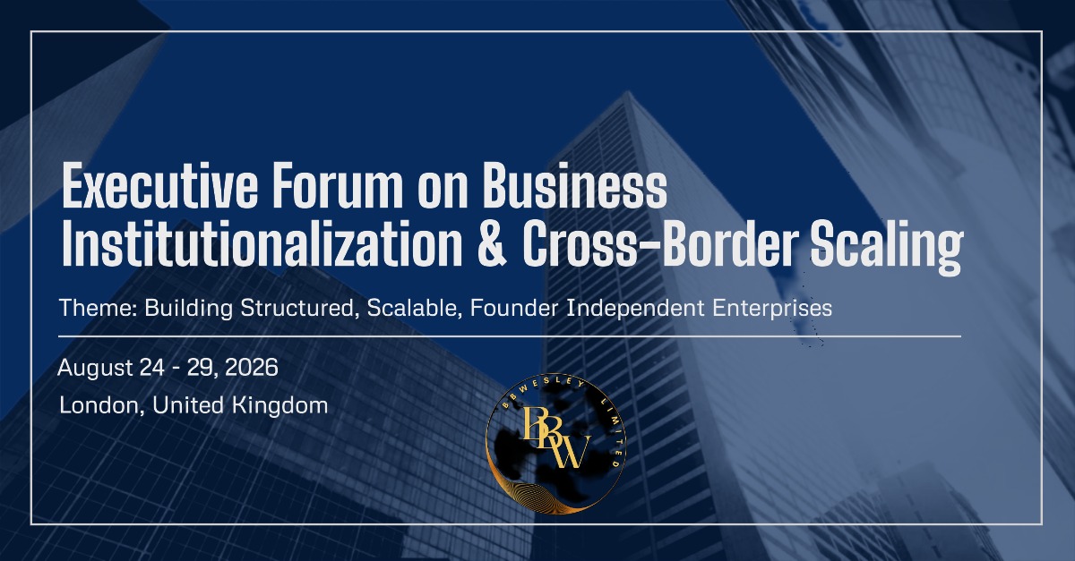 You are currently viewing Executive Forum on Business Institutionalisation & Cross‑Border Scaling